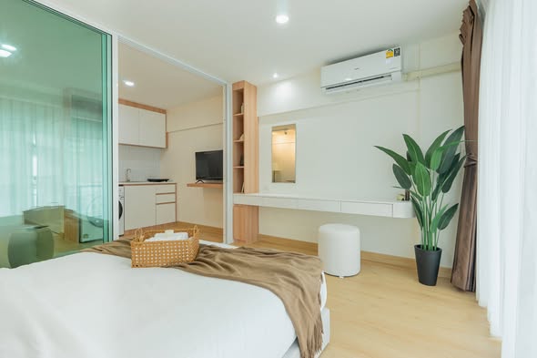 bedroom of Chomdoi Condotel—2