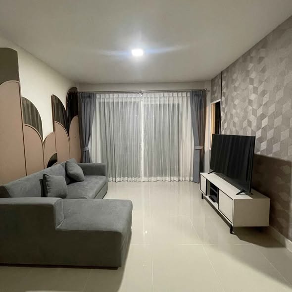 living room and bedroom of Grande Pleno Mega Bangna
