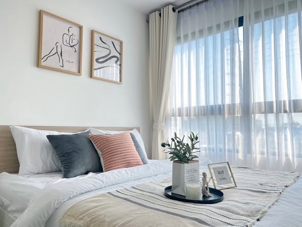 bedroom of iCondo Activ Pattanakarn