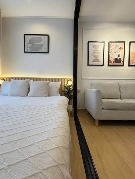 bedroom of Ideo Sathon-Tha Phra