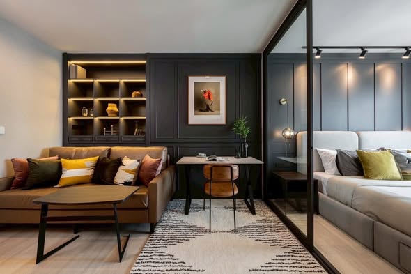 living room and bedroom of Life One Wireless