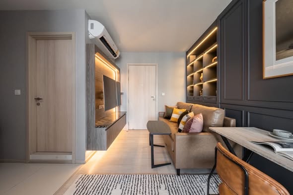 living room and bedroom of Life One Wireless