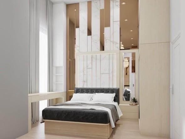 bedroom of Noble Revolve Ratchada 1