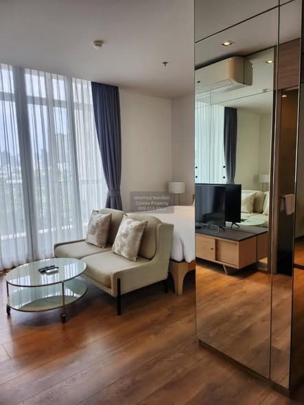 bedroom and living room and room interior of Park Origin Phrom Phong