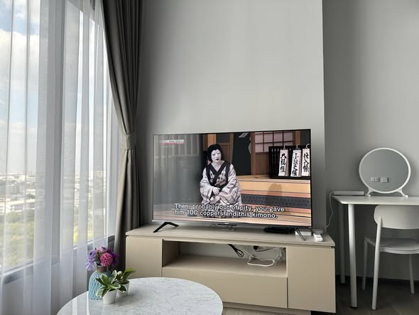 bedroom and living room of Piti Sukhumvit 101