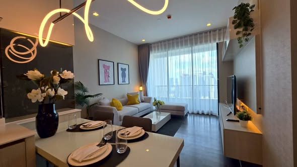 living room of Q Asoke