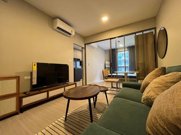 living room and bedroom of Quintara Phume Sukhumvit 39