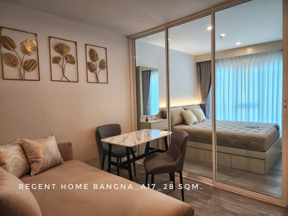 living room and bedroom of Regent Home Bangna (รีเจ้นท์โฮม บางนา)