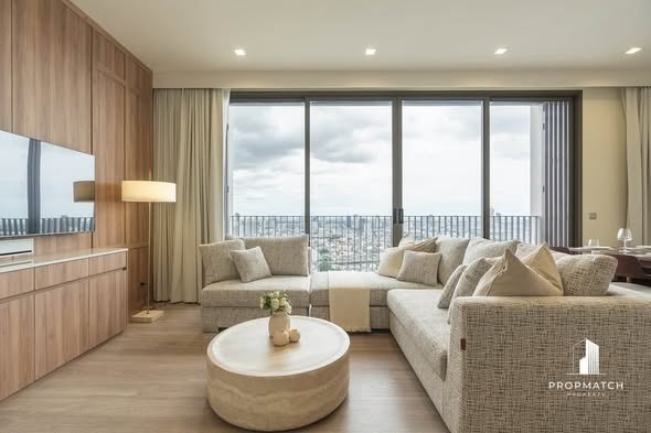 living room of Rhythm Charoenkrung Pavillion