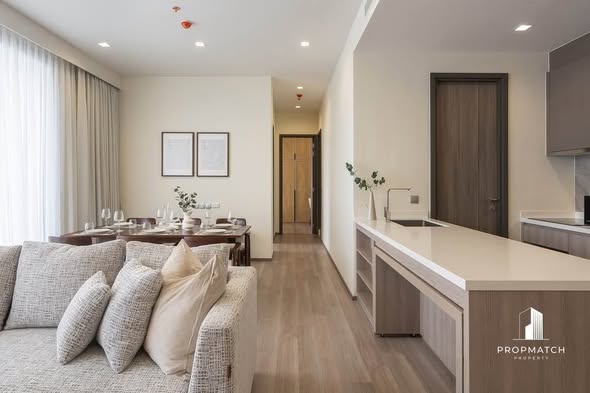 living room and room interior of Rhythm Charoenkrung Pavillion