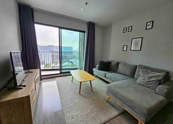 living room and bedroom of RHYTHM Ekkamai