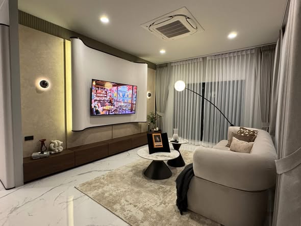 living room and bedroom of Setthasiri Bangna-Suvarnabhumi