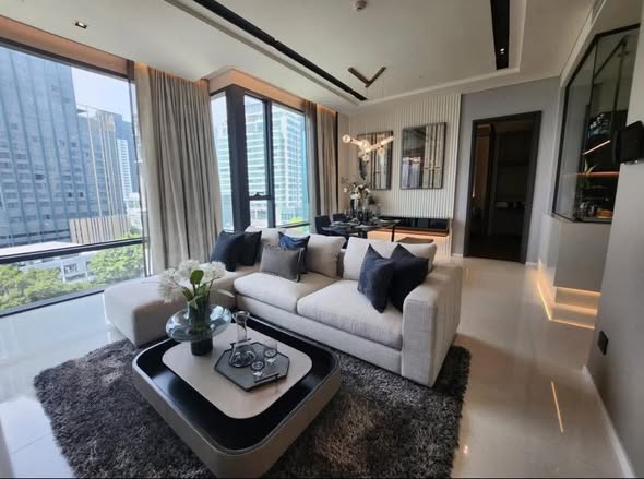 bedroom and living room of The Bangkok Thonglor