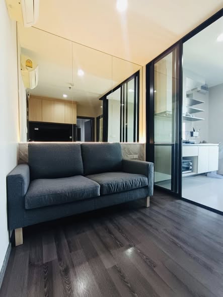 living room and room interior of THE BASE Sukhumvit 77