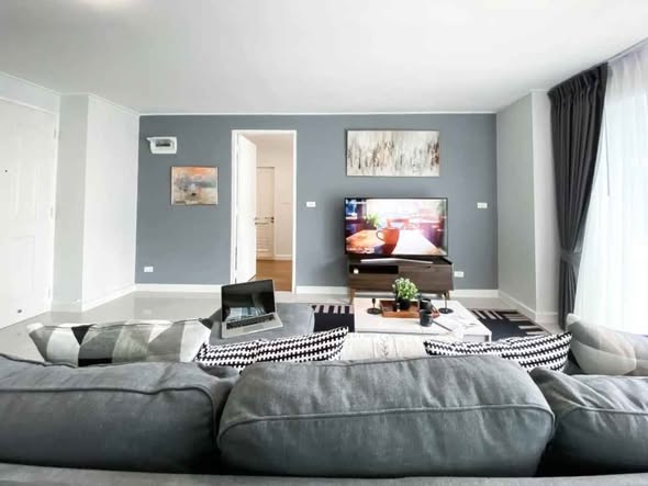 living room of The Clover