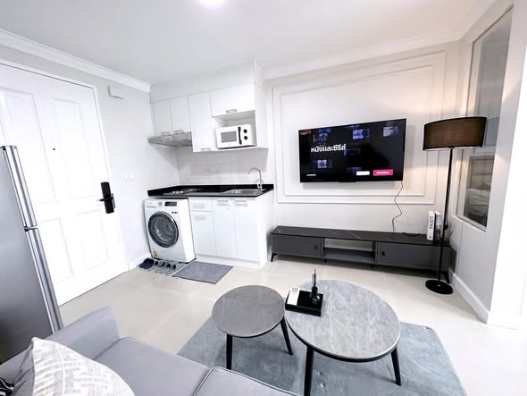 living room of The Clover