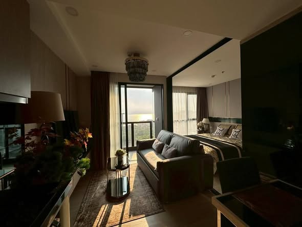 bedroom and living room of The Panora Pattaya (Condominium)