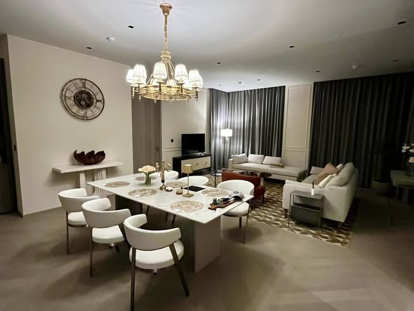 living room and room interior of The Reserve Sathorn