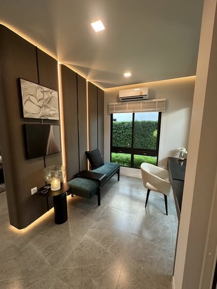 living room and room interior of มัณฑนา บางนา กม.15 | MANTANA Bangna km. 15