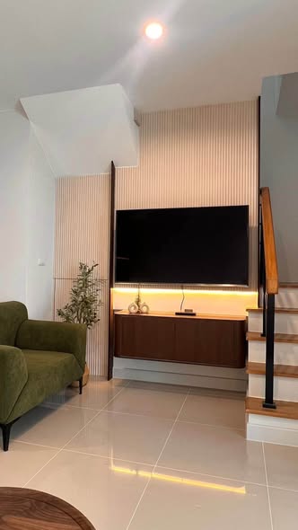 living room and bedroom of พลีโน่ สุขุมวิท-บางนา 3 Pleno Sukhumvit-Bangna 3