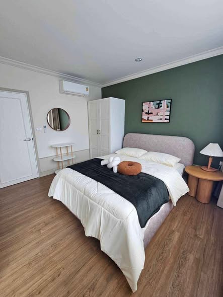 bedroom of Baan Klang Mueang Rama 9-Krungthep Kritha