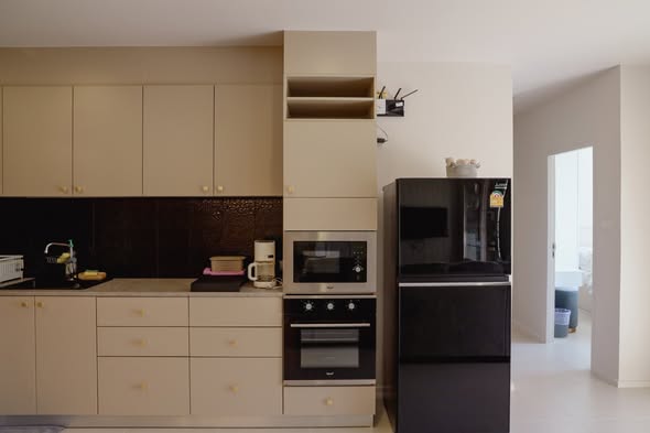 kitchen of Baan Thew Talay Aquamarine : บ้านทิวทะเล อความารีน