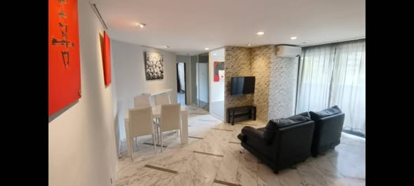 living room of Beverly Tower