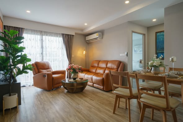 living room of Blossom Condo Sathon-Charoen Rat