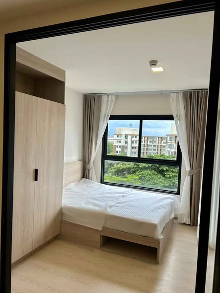 bedroom and room interior of dcondo Shine Rangsit