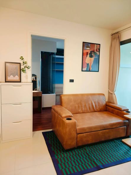 bedroom and living room of Ideo Blucove Sathorn