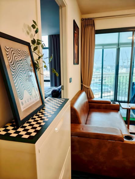 living room of Ideo Blucove Sathorn