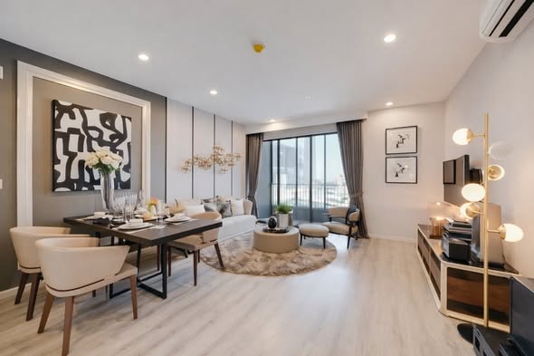 living room of Ideo Mobi Sukhumvit 66