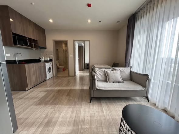 living room and bedroom of Ideo Mobi Sukhumvit Eastpoint