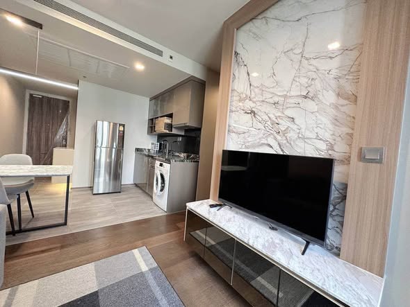 living room and kitchen of Ideo Q Sukhumvit 36