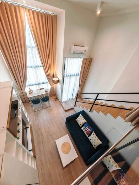 living room of IDEO Rama9 – Asoke