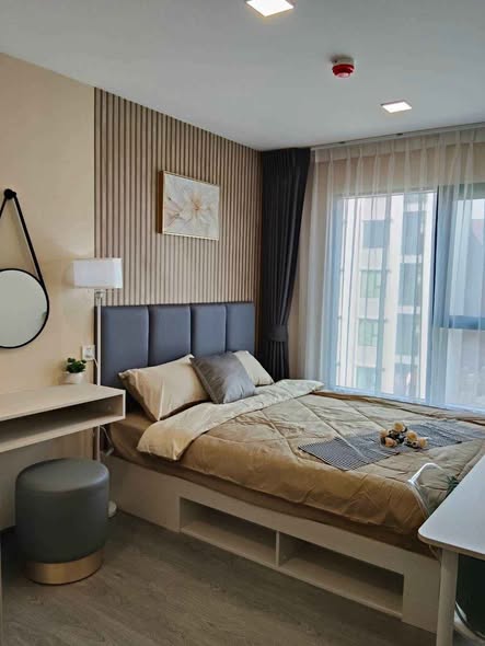 bedroom of Kave Wonderland Sales Gallery