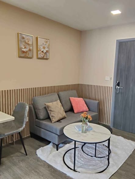 living room of Kave Wonderland Sales Gallery