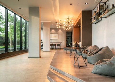 living room and room interior of Kensington Sukhumvit-Thepharak