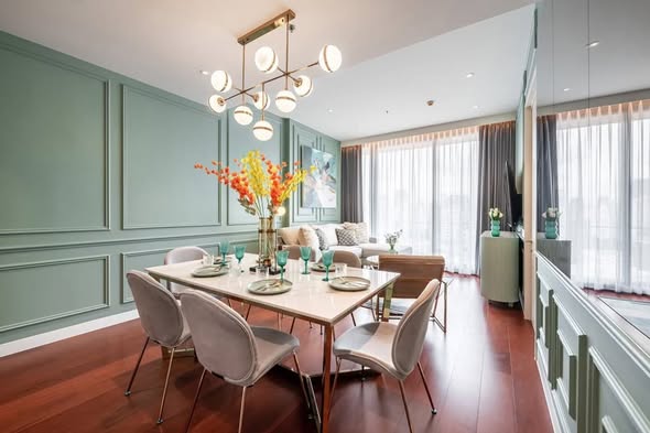 living room and room interior of KHUN by YOO