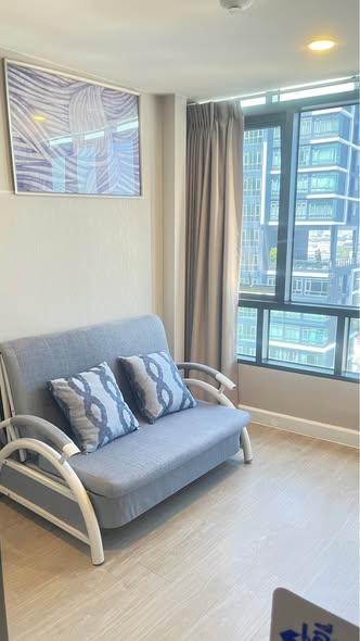 living room and bedroom of Metro Sky Prachachuen