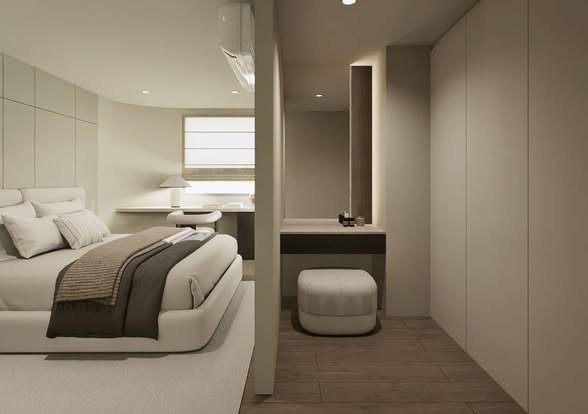 bedroom of Nakornping Condominium