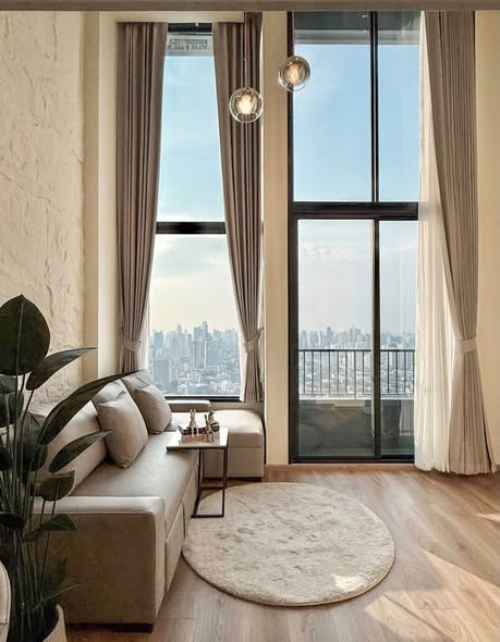 living room of Noble Form Thonglor โนเบิล ฟอร์ม ทองหล่อ