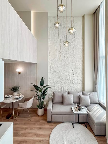 living room and bathroom of Noble Form Thonglor โนเบิล ฟอร์ม ทองหล่อ