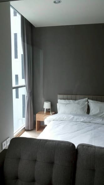 bedroom and room interior of Noble Revolve Ratchada 1