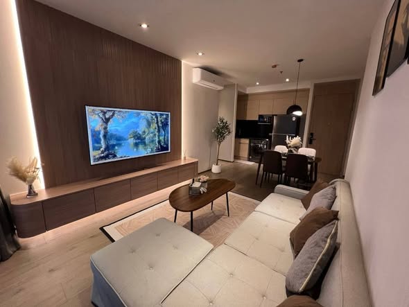 living room of Park Origin Phrom Phong
