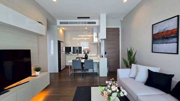living room of Q Asoke