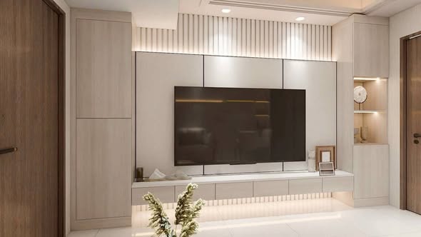 living room and bedroom and room interior of Supalai Oriental Sukhumvit 39