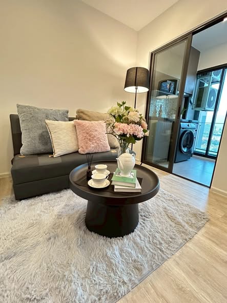 living room of The Clev Riverline Chaophraya – Wong Sawang