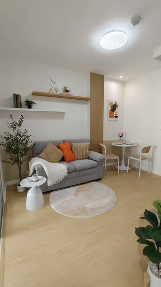 living room of The Kith Plus Sukhumvit 113