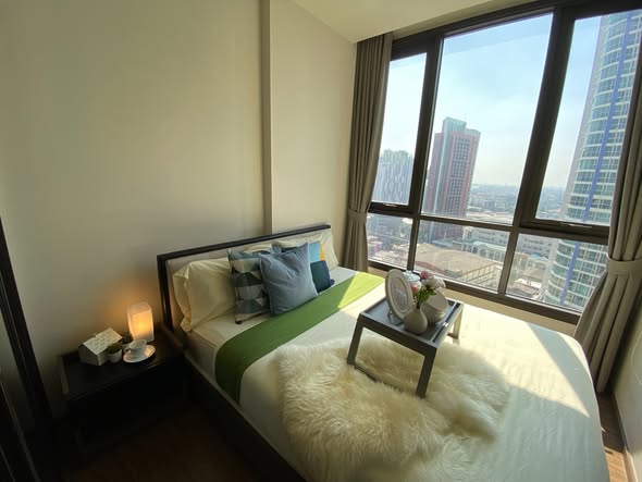 bedroom of THE LINE Sukhumvit 71